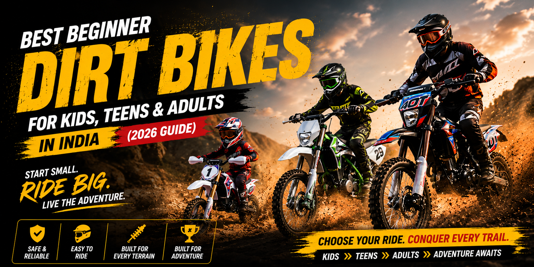 Top Beginner Dirt Bikes in India 2026 Complete Guide