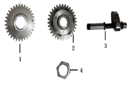 Driven Gear Nut M16x1