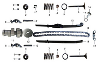 Arm Shaft Exhaust Valve Rocker