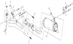 DRAG SPRING,MUFFLER